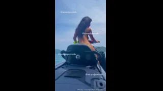 Preview of Carol Portudo released a free private porn video, where she appears good on jetski showing pussy