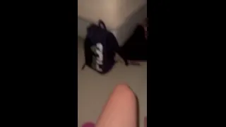 Preview of Porn on the internet with a young girl telling her in a pimp!