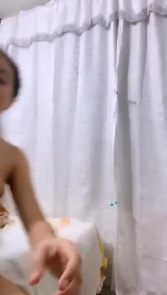 Young man taking the panties and getting completely naked for you